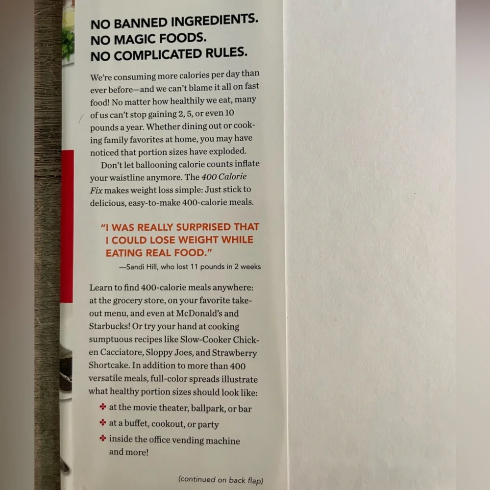400 Calorie Fix Cookbook/Guidebook